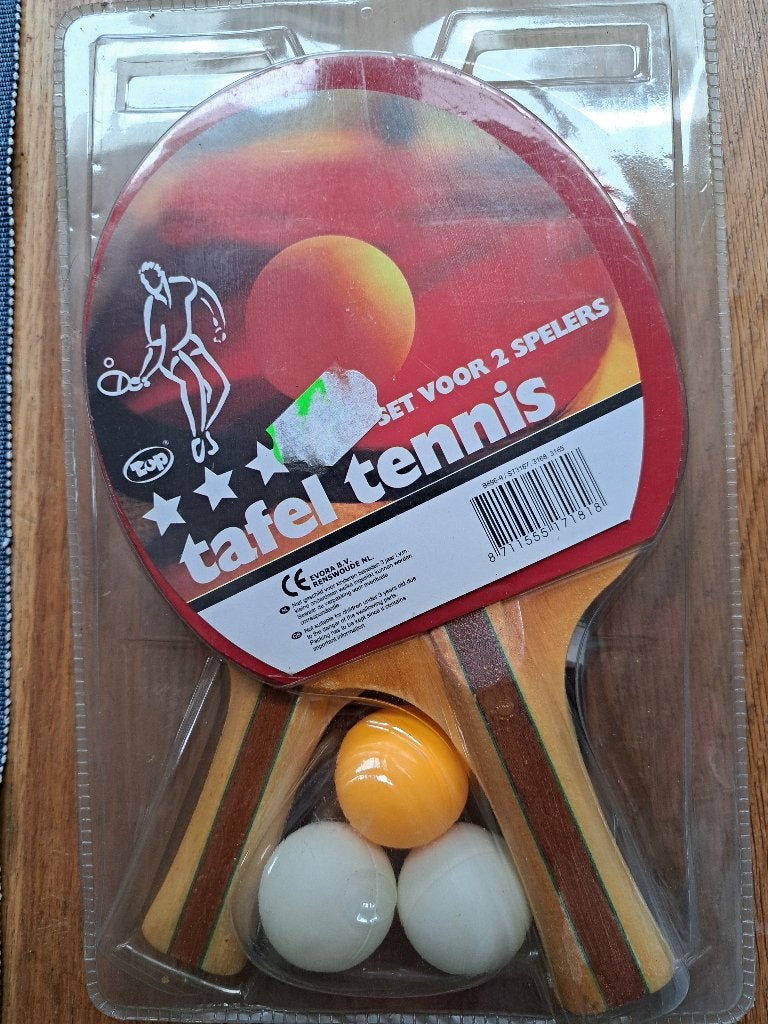 Tafeltennisset, Sport en Fitness, Tafeltennis, Ophalen of Verzenden, Nieuw, Net, Batje(s) of Balletje(s)
