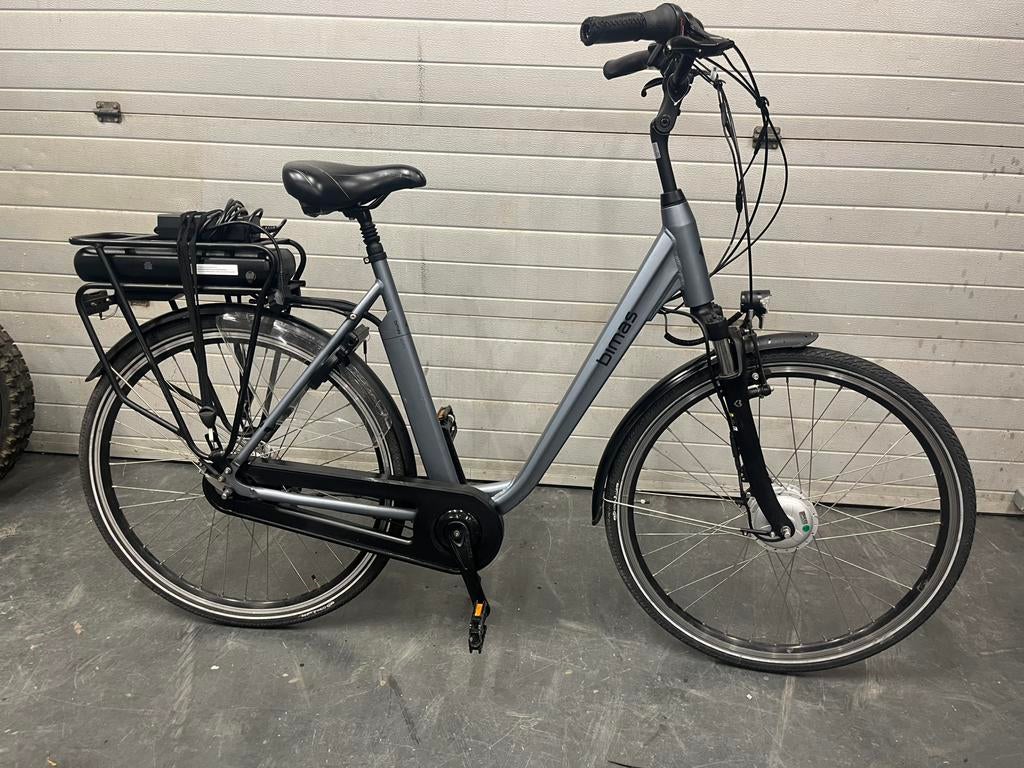 Elektrische bimas fiets dames, Zo goed als nieuw, 50 km per accu of meer, 55 tot 59 cm, Ophalen