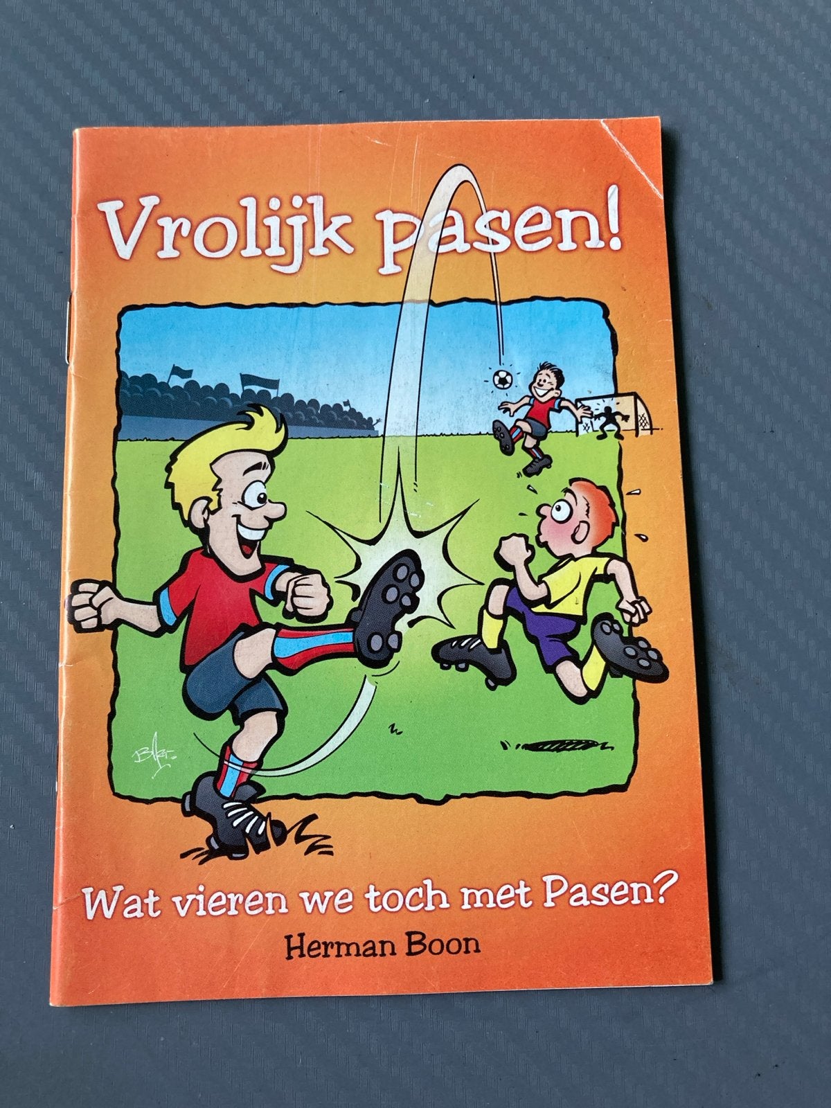 2x Herman Boon: Vrolijk Pasen! & Kerst, een takkefeest, Ophalen of Verzenden, Gelezen, Fictie algemeen