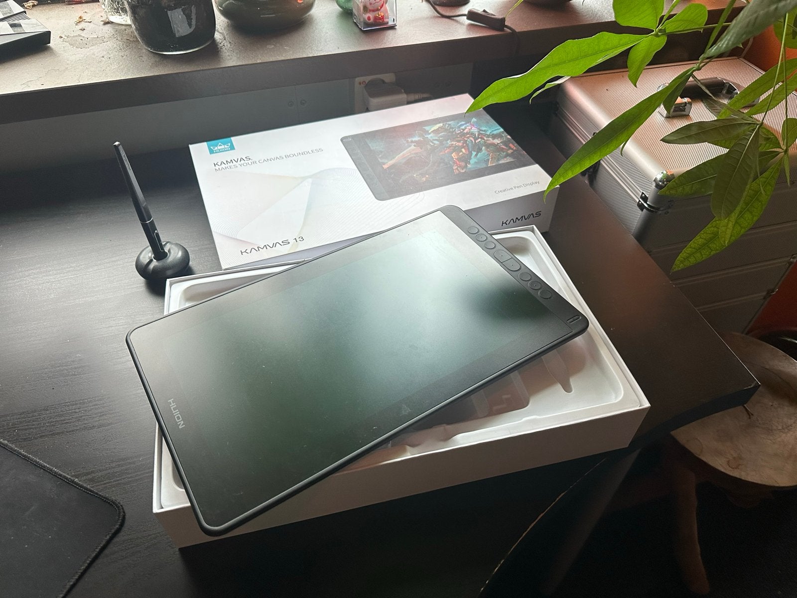 Huion Kamvas 13 Pen Display Tekentablet, Verzenden, Multi-touch, Gebruikt, Bedraad