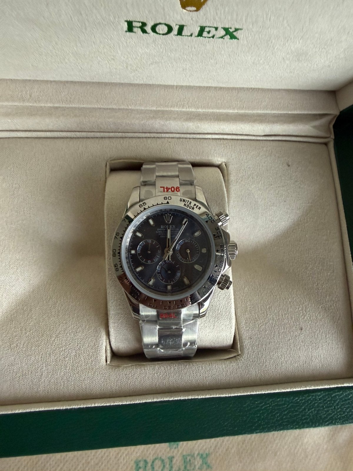 Rolex Cosmograph Daytona, Ophalen of Verzenden, Zo goed als nieuw, Staal, Rolex