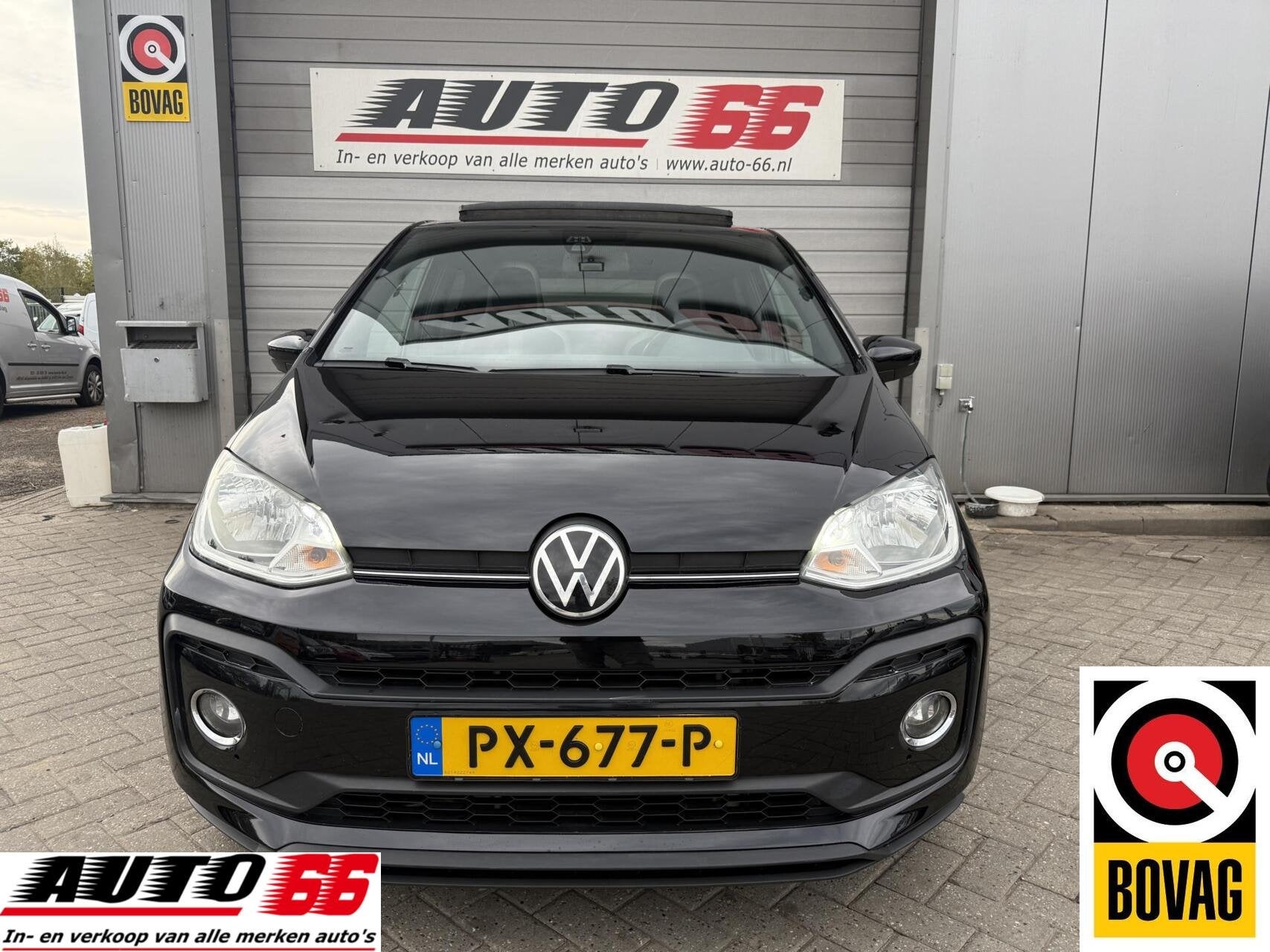 Volkswagen Up! 1.0 TSI BMT high up! AIRCO PANO DAK, Clima, C, Auto's, Voorwielaandrijving, Stof, Gebruikt, Met garantie (alle)