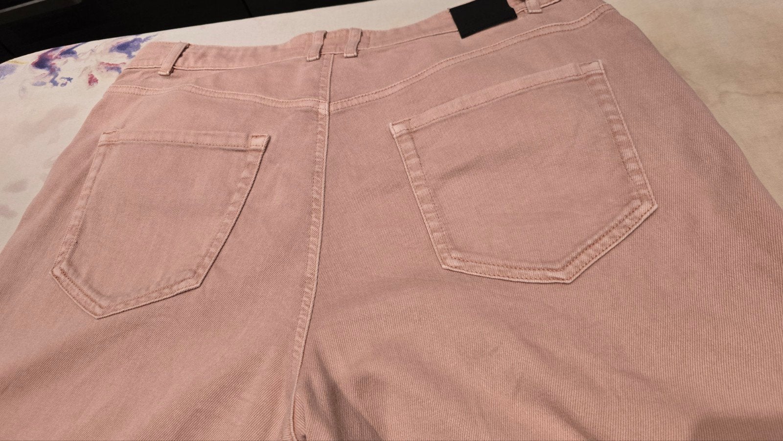 Marc Cain oud roze high waist wide leg jeans maat 44, Ophalen of Verzenden