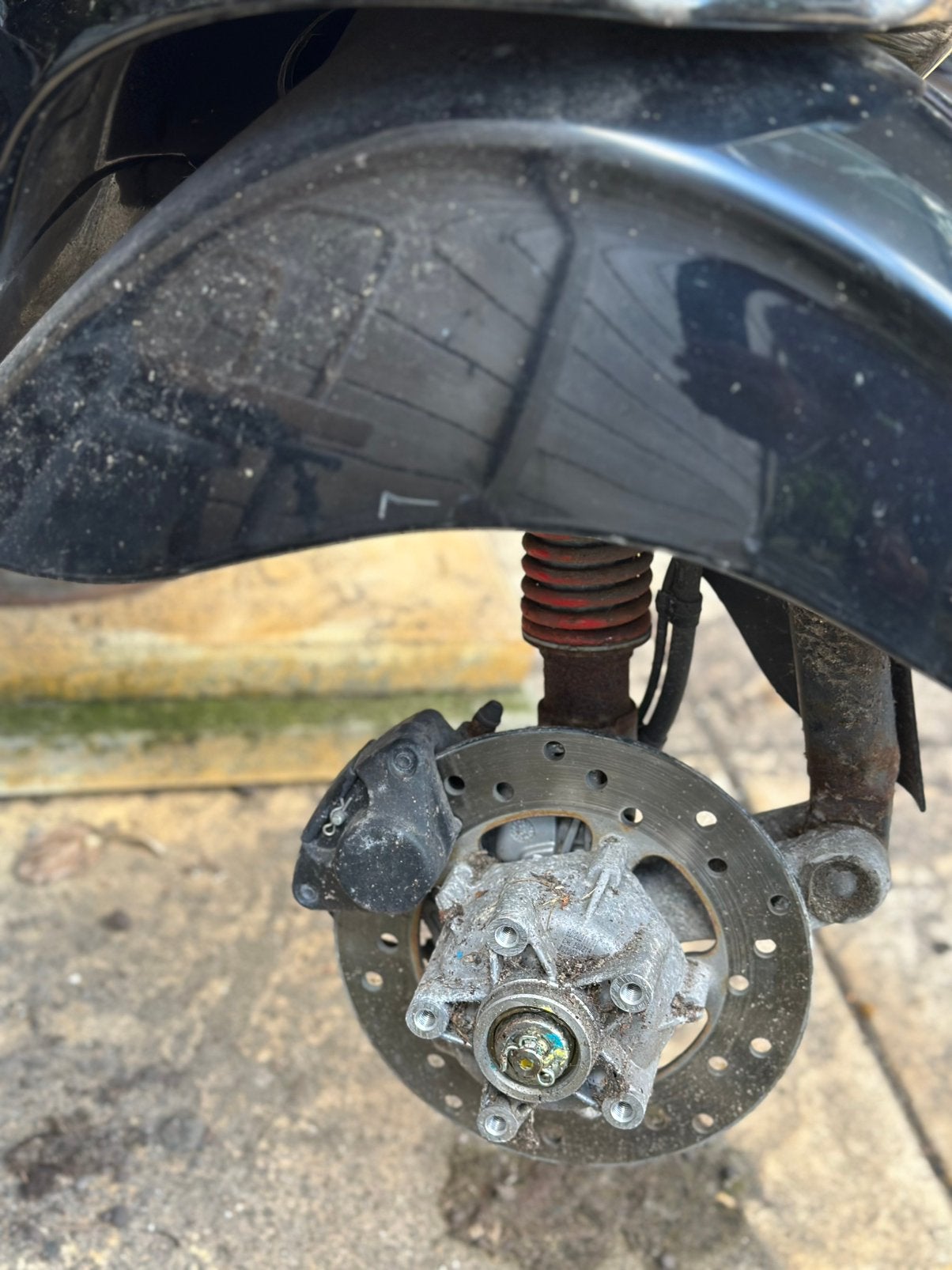 Vespa sprint voorvork compleet iGet zonder velg recht, Ophalen, Zo goed als nieuw, Benzine, Overige modellen
