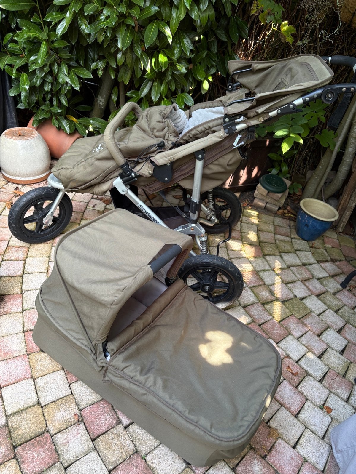 Easy walker sky kinderwagen, Gebruikt, Verstelbare duwstang, Combiwagen, Ophalen