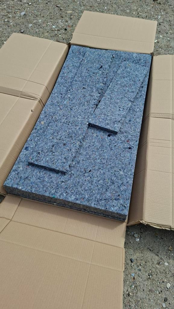 Geluidsisolatieplaten 120x60x2cm, Overige materialen, Nieuw, 15 m² of meer, Ophalen