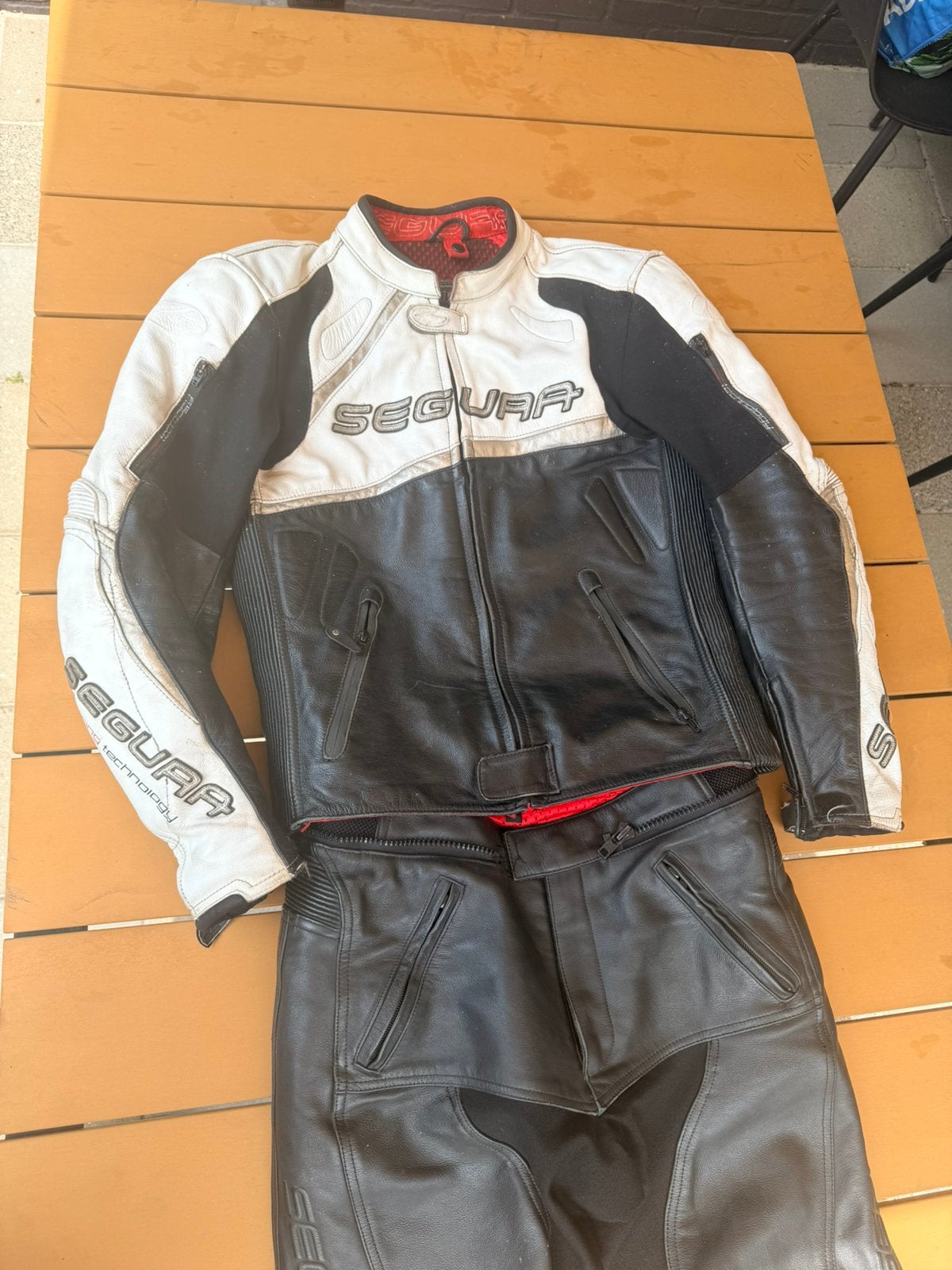 Leren motorpak Segura M, Motoren, Kleding | Motorkleding, Ophalen, Tweedehands, Heren, Combipak