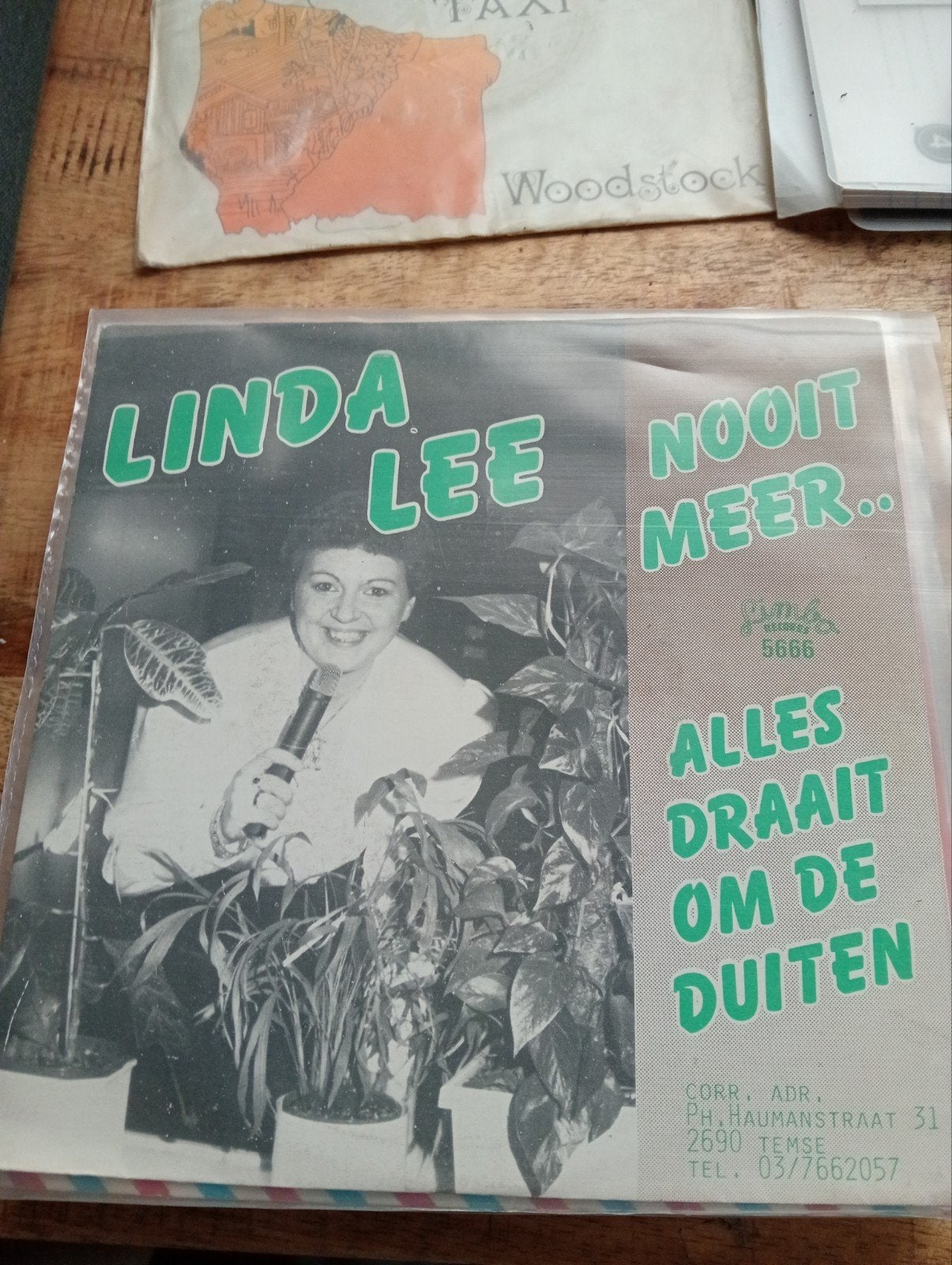 Linda lee - nooit meer, Ophalen of Verzenden, Zo goed als nieuw, Overige formaten, Levenslied of Smartlap