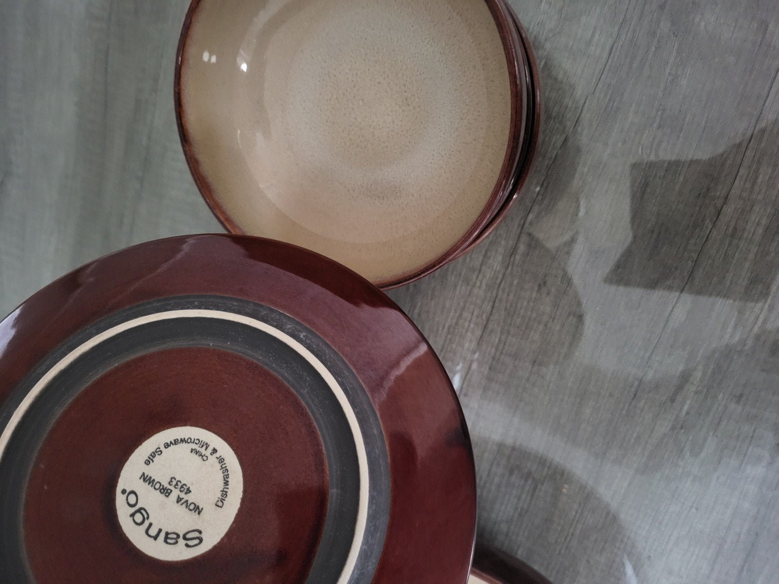 Sango Nova Brown servies - 7- delig RM zara, Overige merken, Keramiek, Ophalen of Verzenden, Zo goed als nieuw