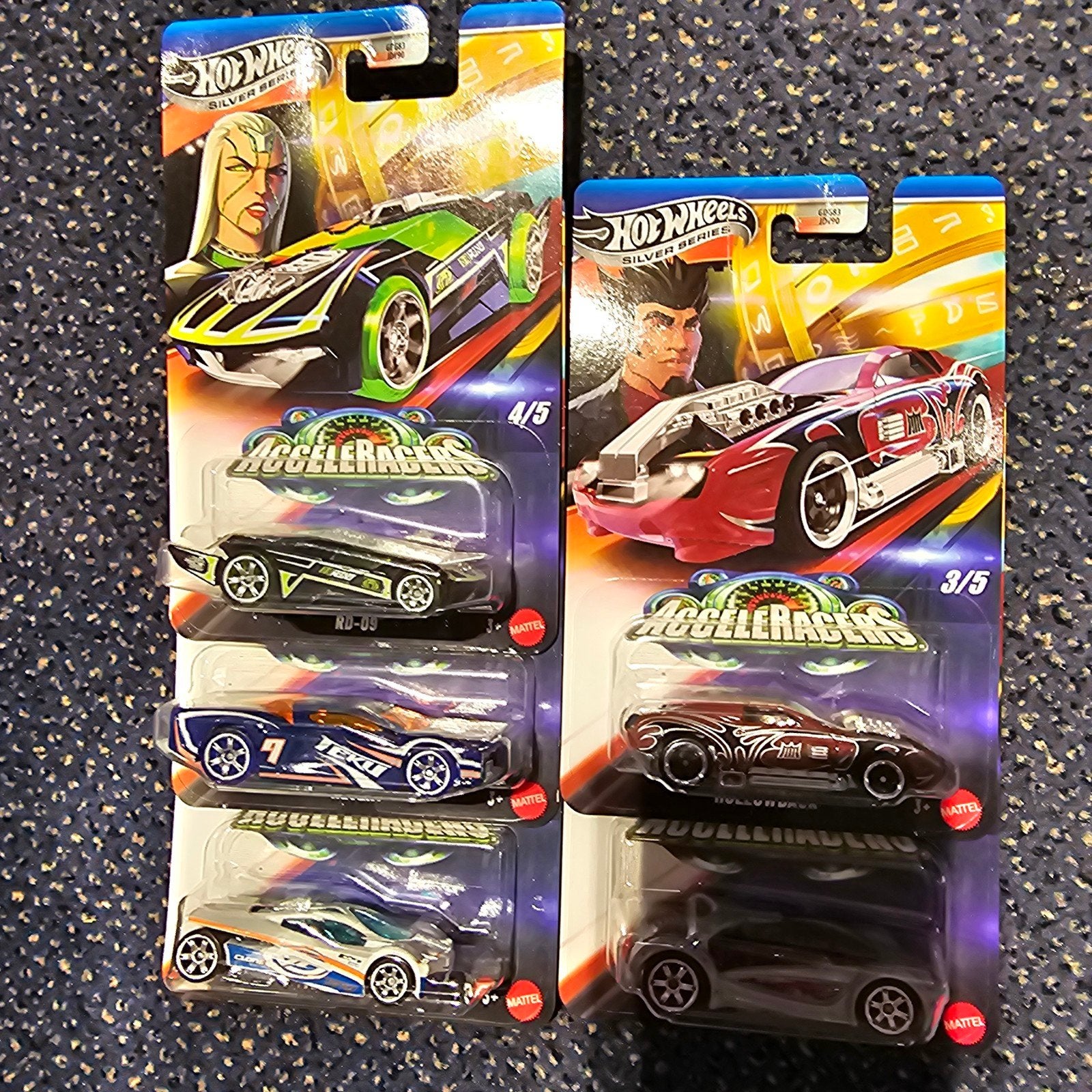 Hot Wheels AcceleRacers Silver Series Complete Set, Service.europe@mattel.com, Nieuw, Ophalen of Verzenden, Mattel