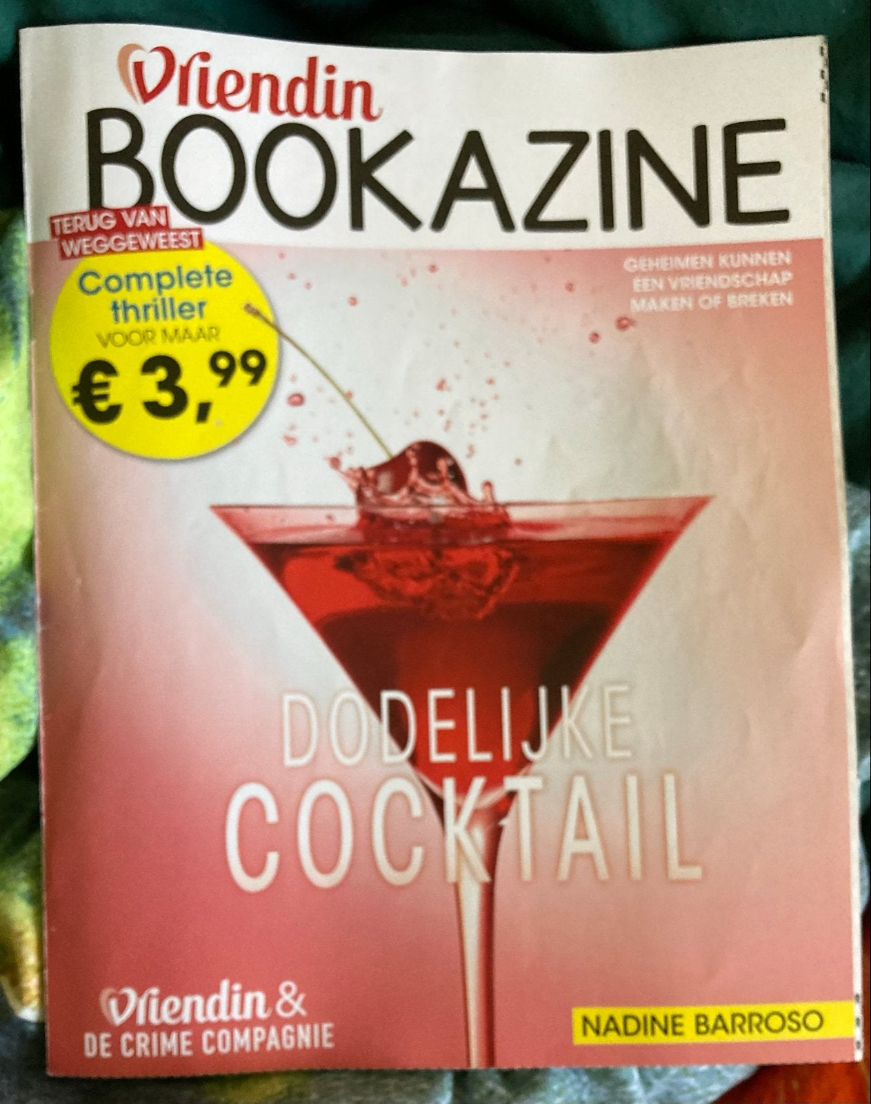 Dodelijke Cocktail - Nadine Barroso, Ophalen of Verzenden, Zo goed als nieuw, Nederland