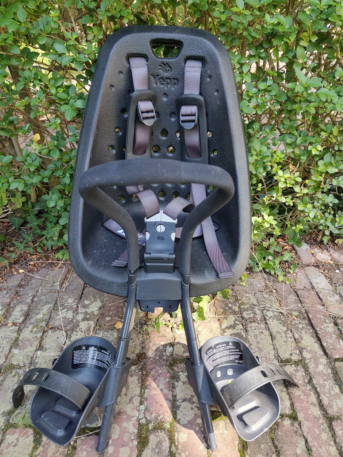 Yepp fietsstoeltje voor met windscherm, Gebruikt, Yepp, Voorzitje, Ophalen of Verzenden
