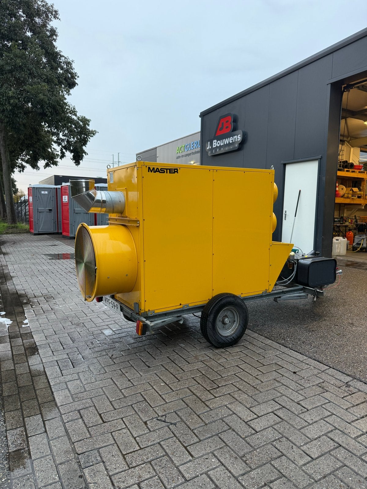Master BV 680E Diesel Heater op Aanhanger - 200kW, Ophalen
