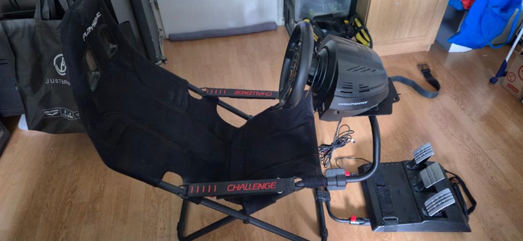 Playseat Challenge met Thrustmaster T300 RS GT Stuur, Ophalen, Overige merken, Gebruikt