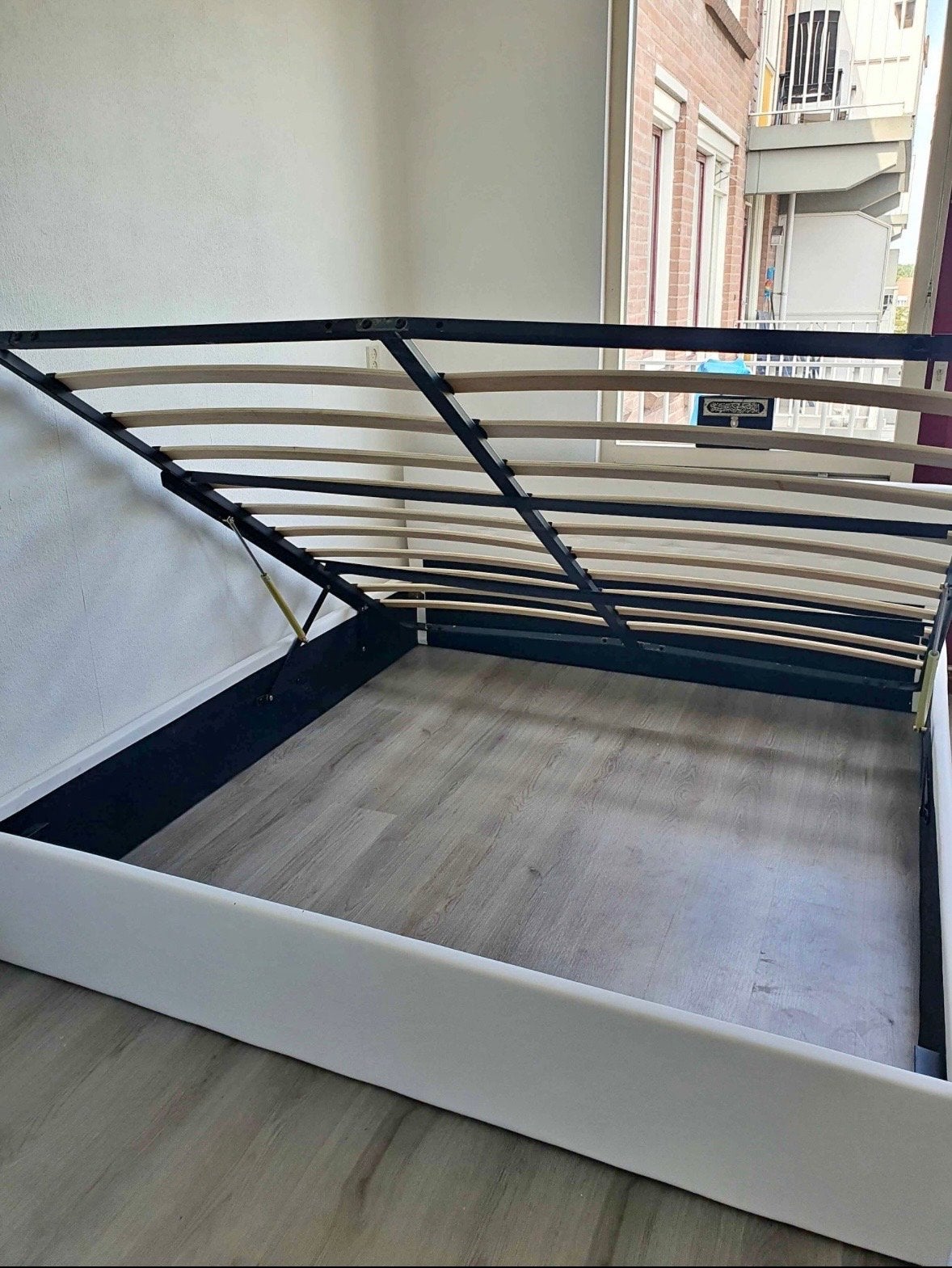 Bed, Huis en Inrichting, Slaapkamer | Bedden, Gebruikt, Tweepersoons, Ophalen of Verzenden, 180 cm