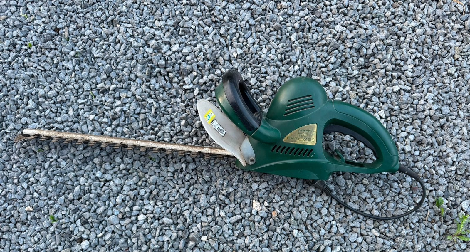 Greenway HS510 heggenschaar, Ophalen of Verzenden, Gebruikt, Elektrisch