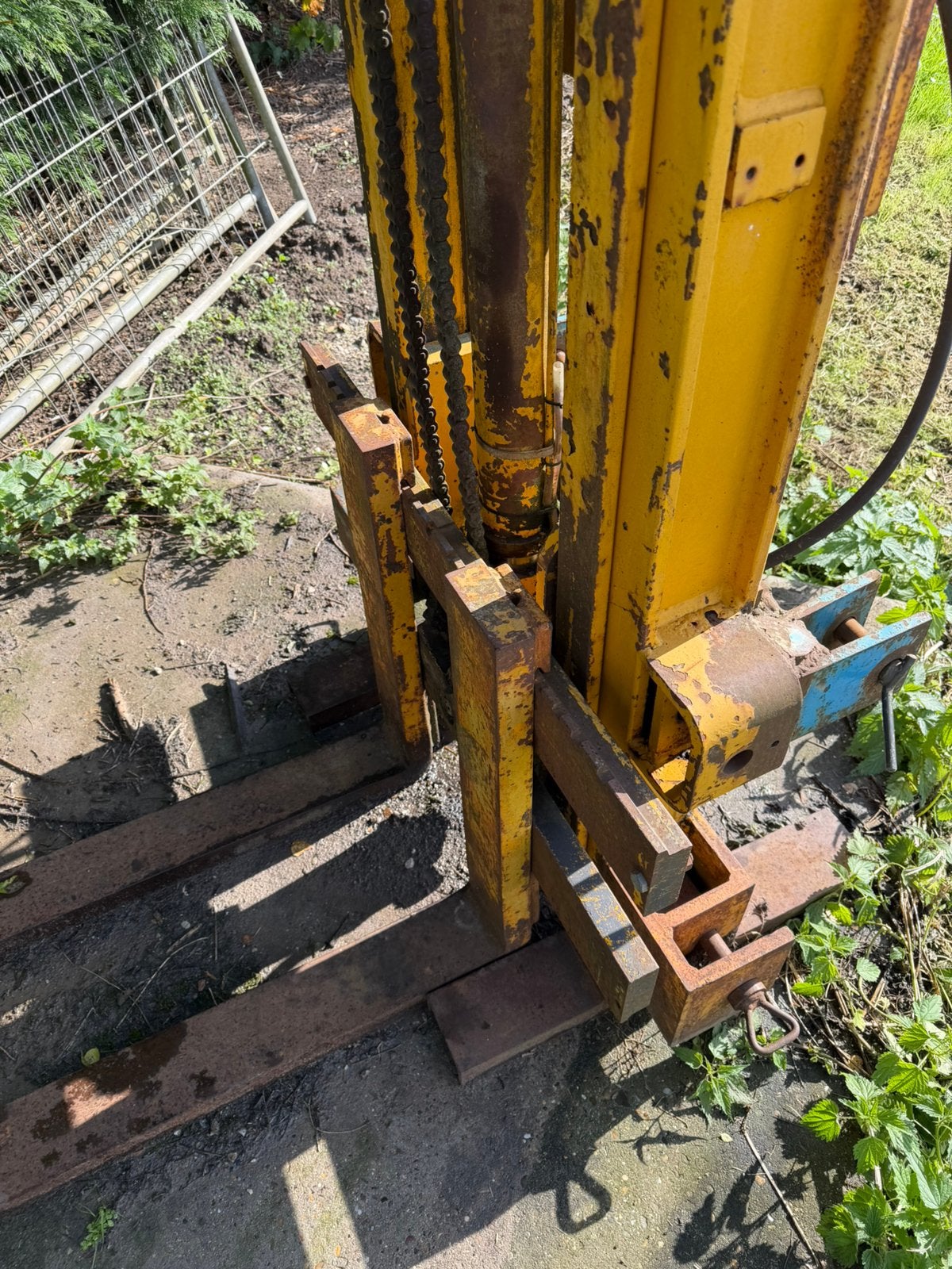 Climax eg 2.5ton hefmast, Ophalen of Verzenden, Gebruikt