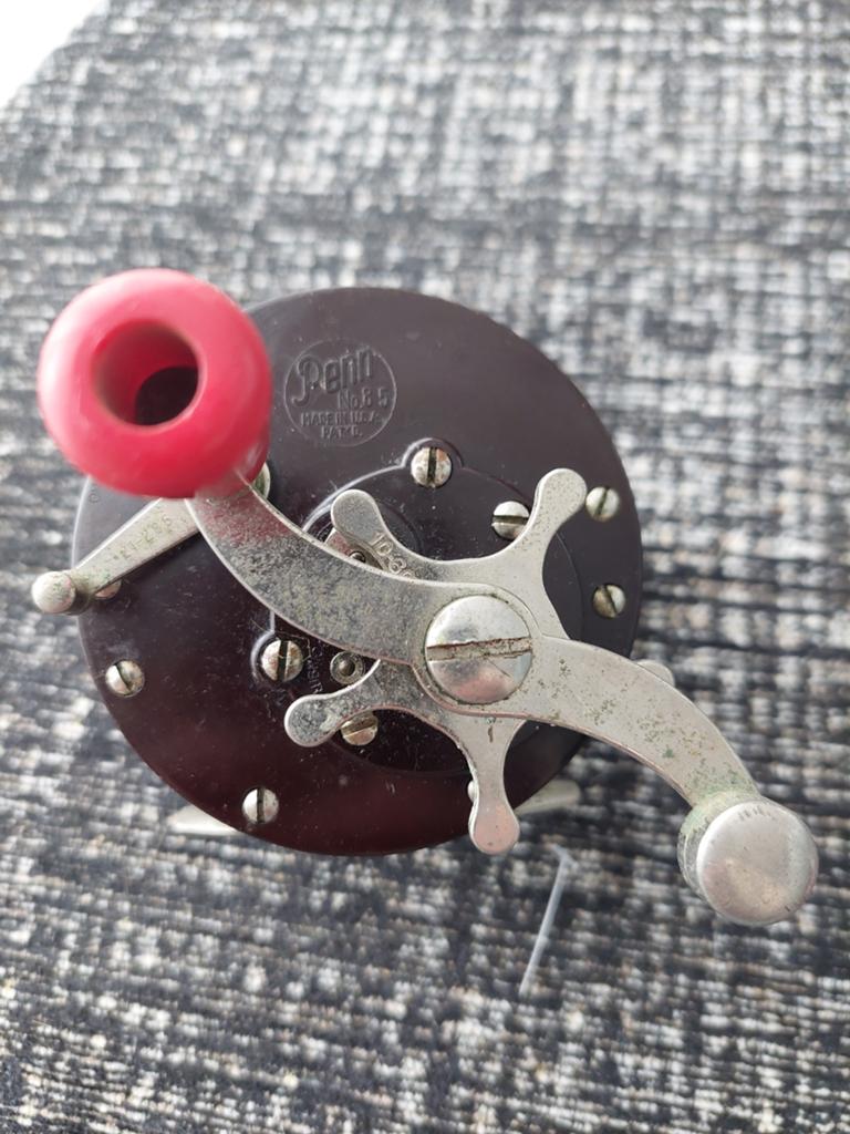Klassieke Penn No. 85 Reel - Made in USA, Ophalen of Verzenden, Gebruikt, Molen