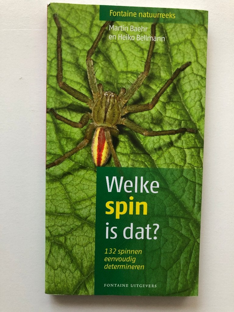 Welke spin is dat?, Boeken, Natuur, Zo goed als nieuw, Natuur algemeen, Verzenden