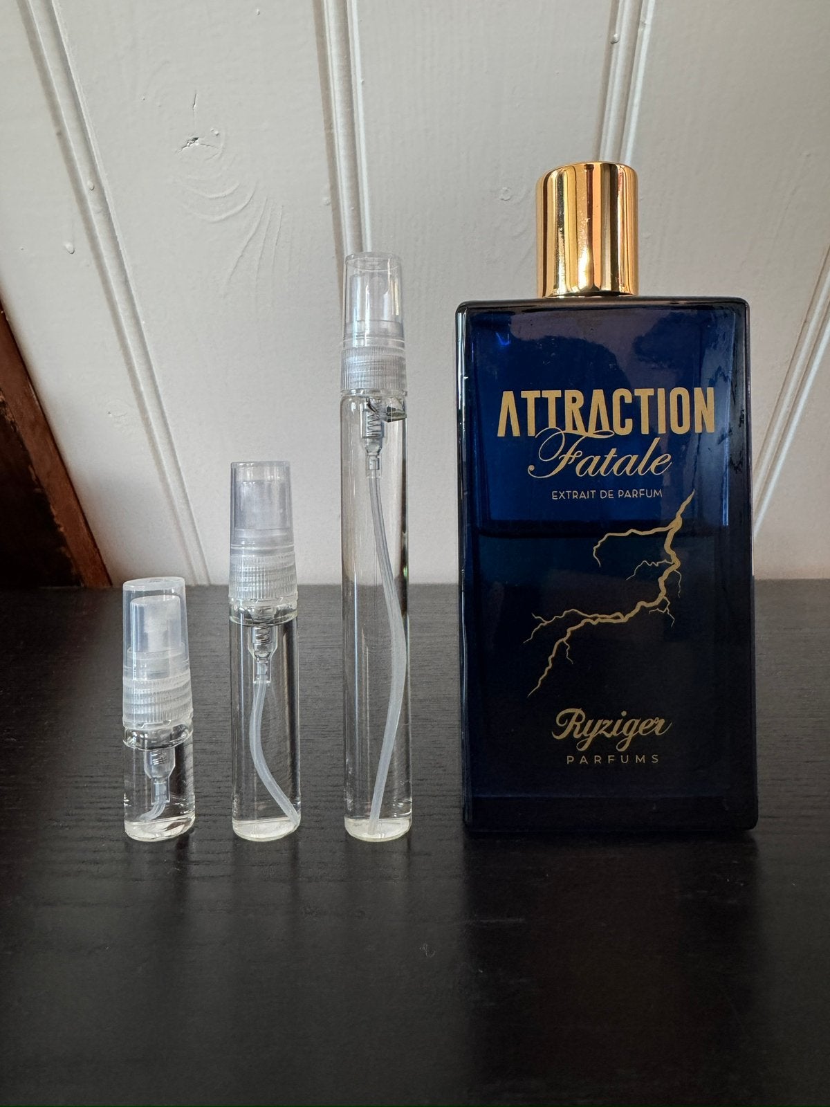 Attraction Fatale, Ryziger Parfums, Verzamelen, Ophalen of Verzenden, Zo goed als nieuw, Miniatuur