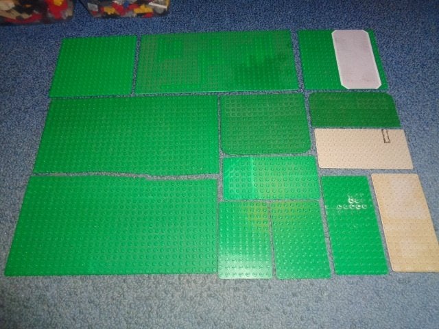 Partij C30=Lego schade grondplaten