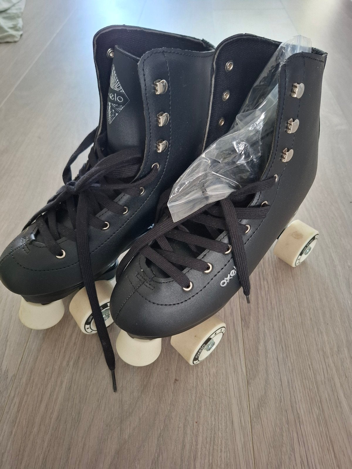 Oxelo rolschaatsen zwart maat 40, Sport en Fitness, Ophalen of Verzenden, Zo goed als nieuw, Overige typen