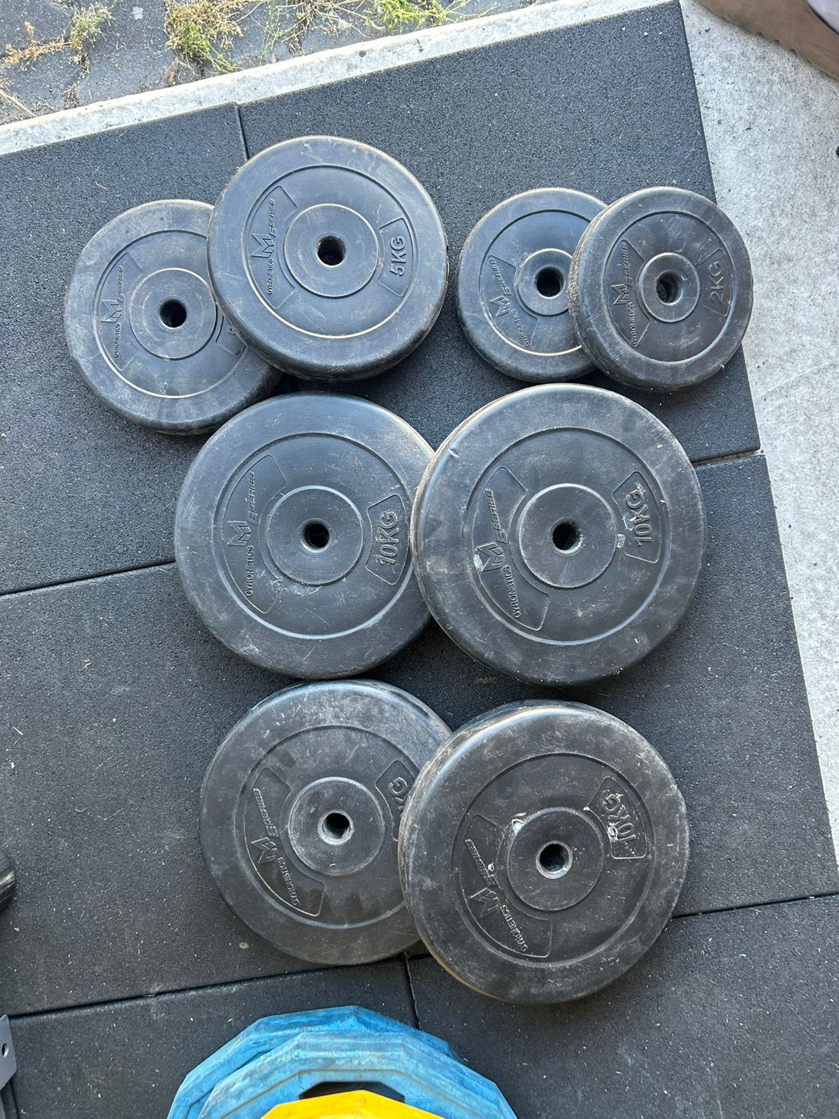 54kg Halterset (25mm), Sport en Fitness, Ophalen, ., Zo goed als nieuw, .