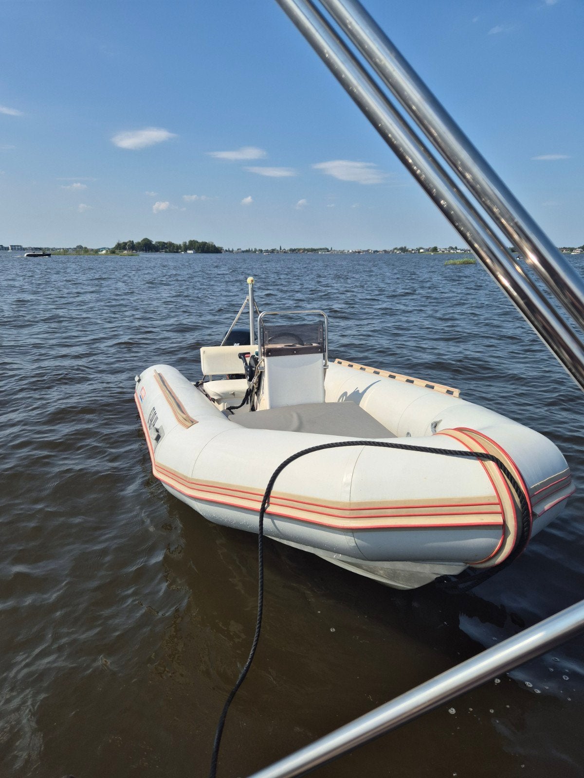 Narwhal rib 450 40 pk 4 takt, zonder plakkers., Watersport en Boten, Speedboten, Ophalen, Overige merken, Gebruikt, 45 m