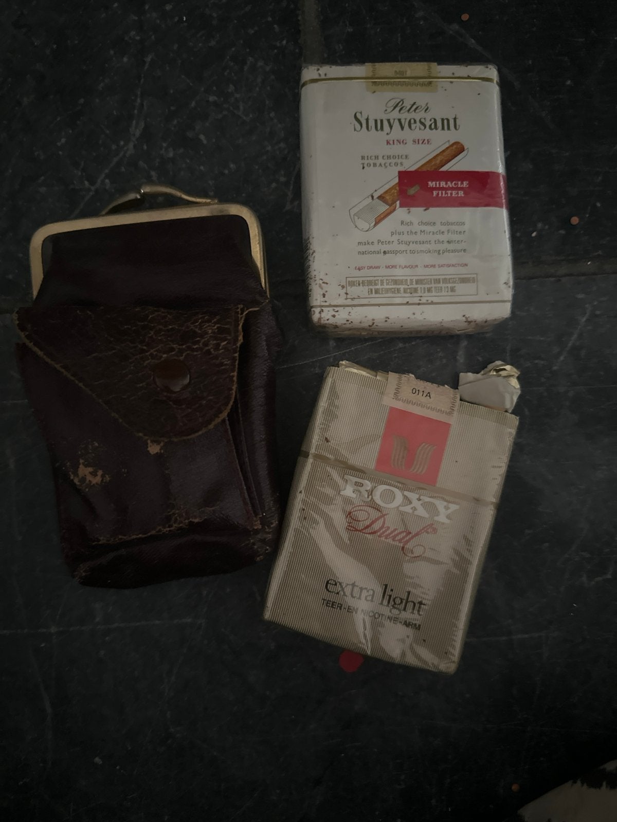 Vintage Peter Stuyvesant sigarettenblik, ongeopend, Verzamelen, Ophalen, Zo goed als nieuw, Tabaksdoos of Verpakking