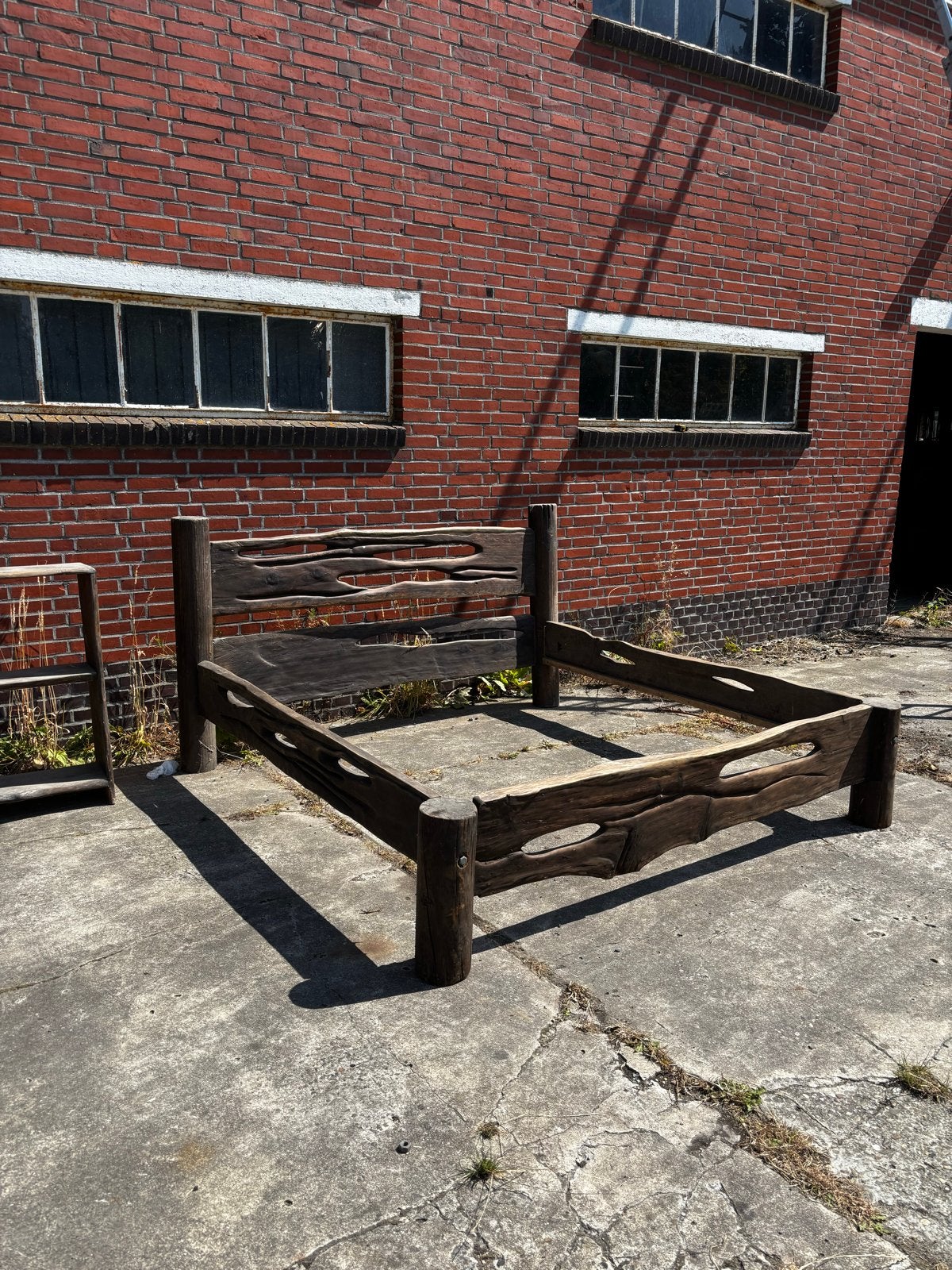 Uniek Afrikaans bed  - 1.80m, Ophalen