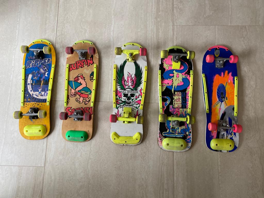 5 Retro Skateboard Skate board Vintage 80s 90s, Ophalen, Zo goed als nieuw