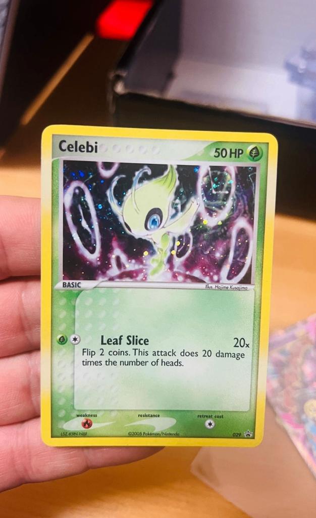 Celebi 029 Holo Nintendo Black Star Promo Pokemon, Verzenden, Zo goed als nieuw, Losse kaart, Foil