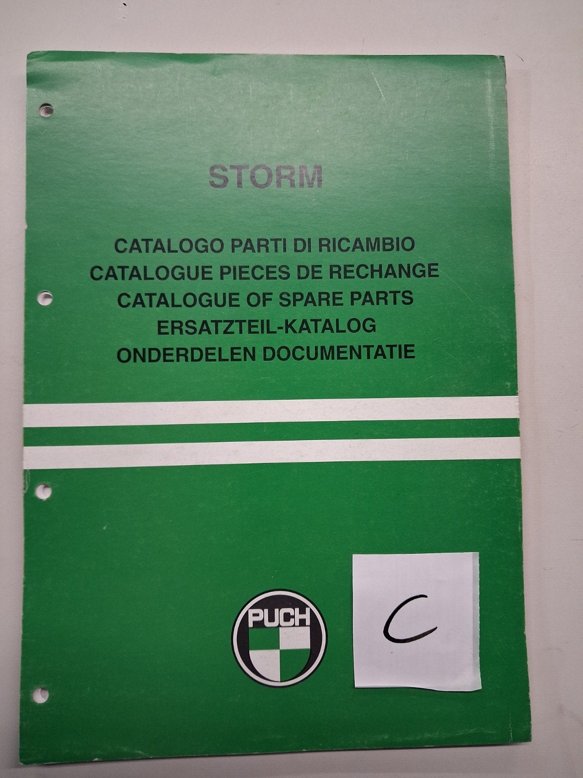 Onderdelencatalogus Puch Storm Scooter - Mod. TEC 1T, Ophalen of Verzenden