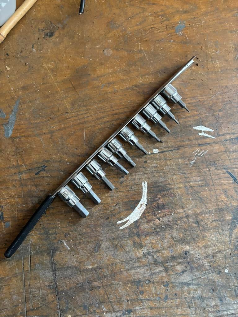 Harley inbus set 3/8, Ophalen of Verzenden, Zo goed als nieuw, Elektrische gitaar