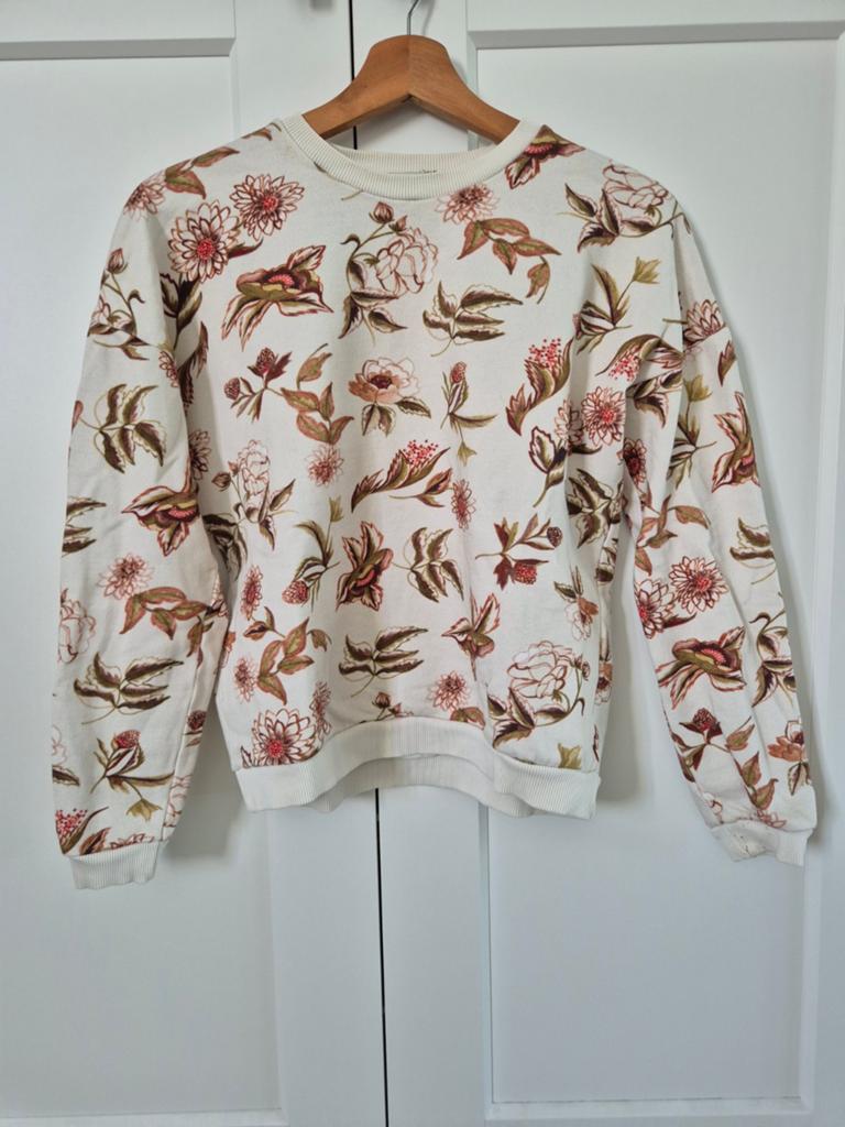 Sissy-Boy sweater met bloemenprint - Maat XS, Beige, Sissy-Boy, Ophalen of Verzenden, Zo goed als nieuw