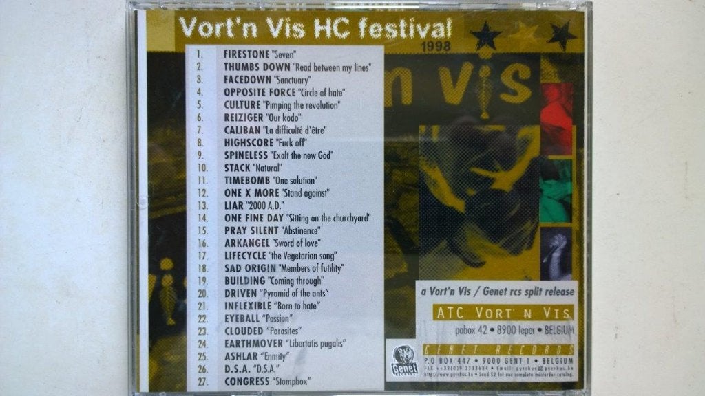 Vort'n Vis Hardcore Festival 1998, Ophalen of Verzenden, Zo goed als nieuw, Techno of Trance