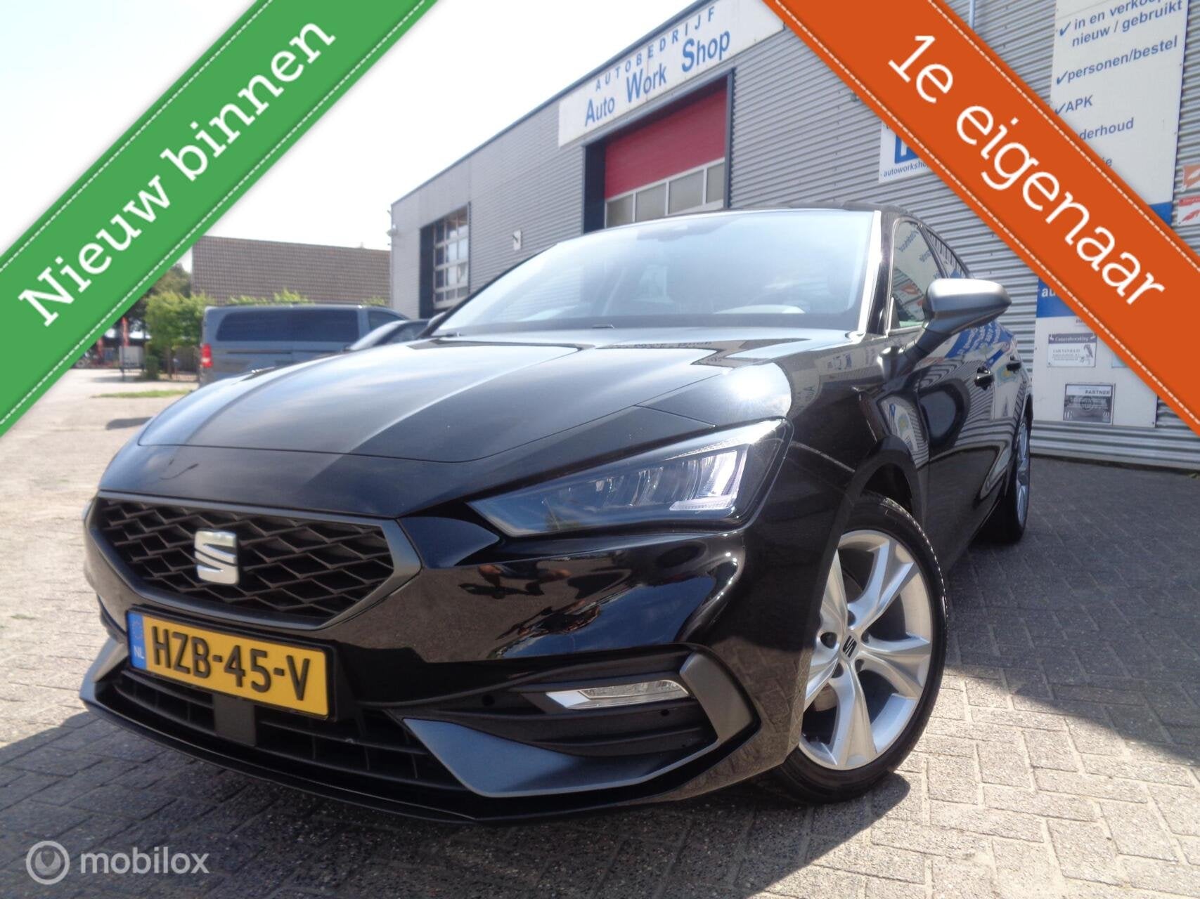 Seat Leon 1.0 TSI FR/Airco/Lm velgen/Carplay/PDC/1 st eig/Sl, Auto's, Voorwielaandrijving, Gebruikt, Leon, Leder en Stof