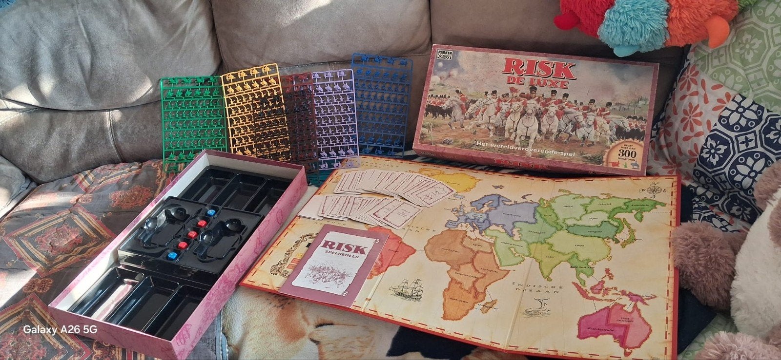 Risk de Luxe - Het wereldveroverende spel, Vijf spelers of meer, Ophalen of Verzenden, Gebruikt, Parker Brothers
