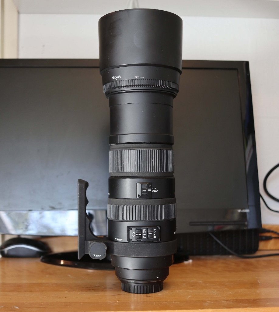 Sigma DC 150-500mm f/5-6.3 APO HSM (Canon), Gebruikt, Sigma, Statiefgondel, Canon EF