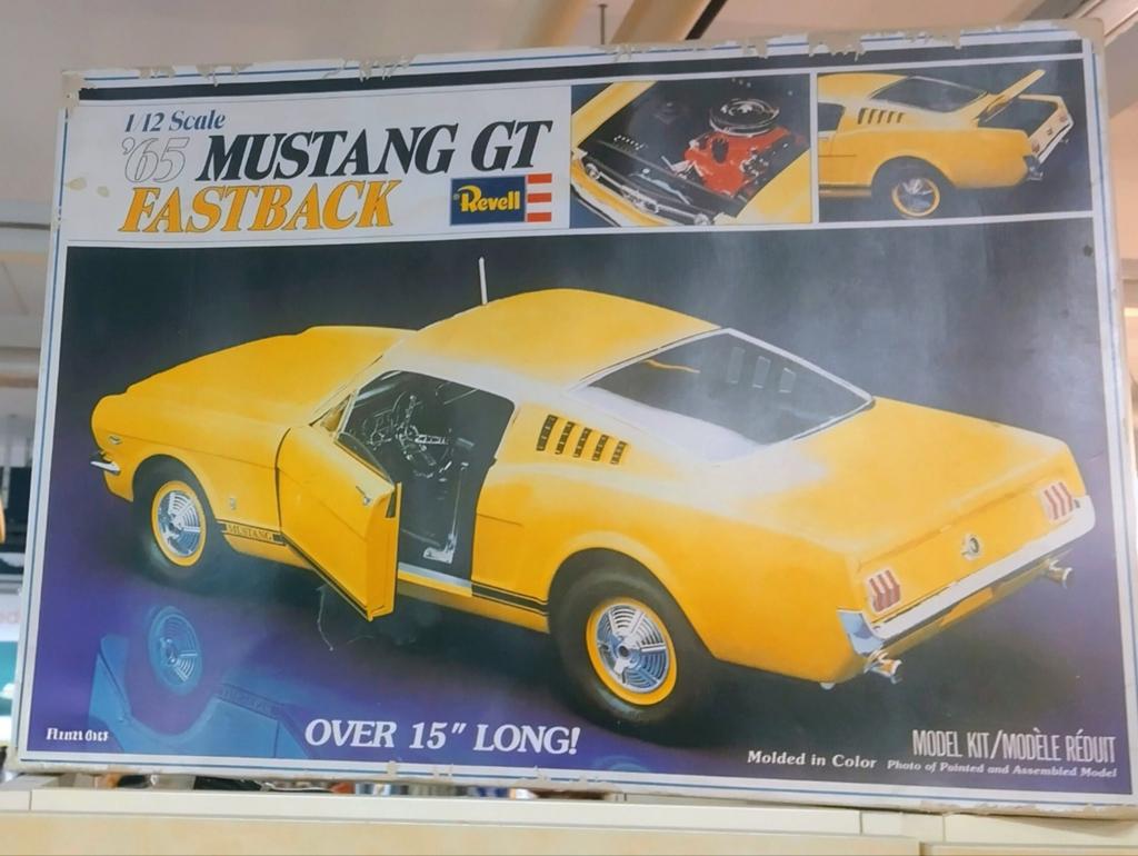 Ford Mustang Fastback '65 bouwdoos 1:12 Revell, Ophalen of Verzenden, Groter dan 1:32, Auto, Revell