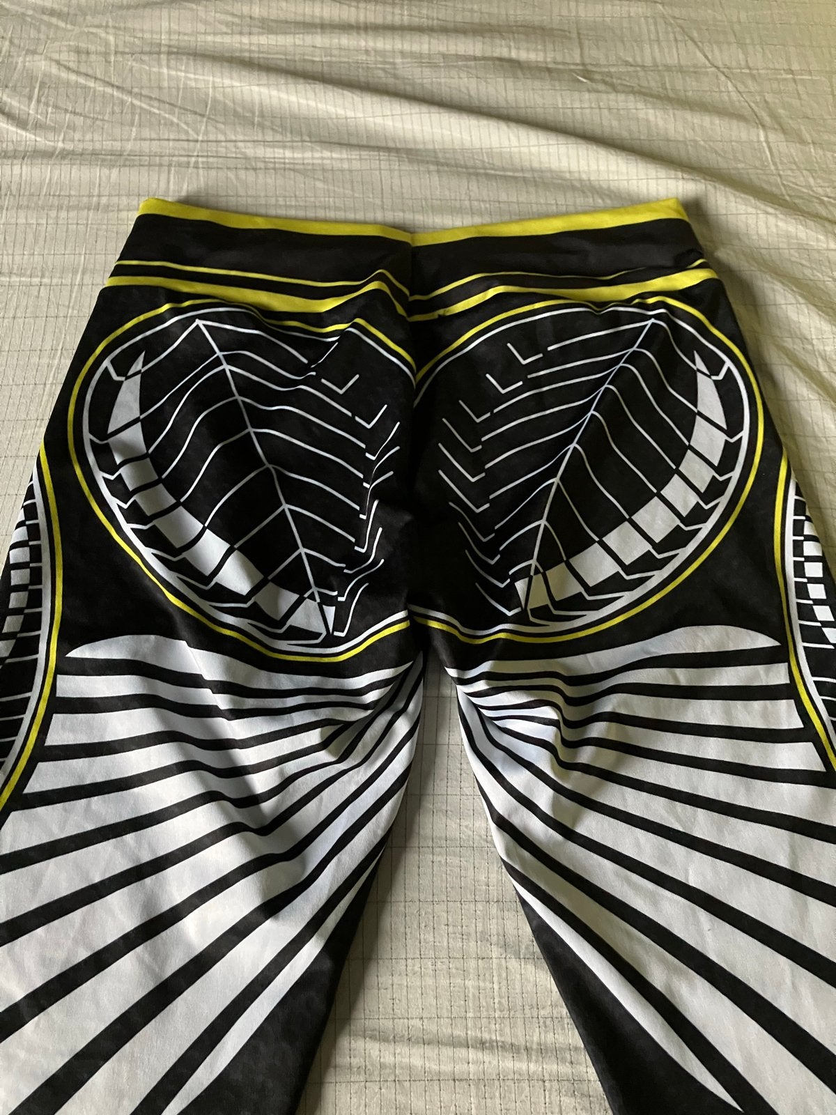 Opvallende Legging met Geometrisch Patroon - Maat M, Kleding | Dames, Leggings, Maillots en Panty's, Legging, Zwart, Maat 40/42 (M)