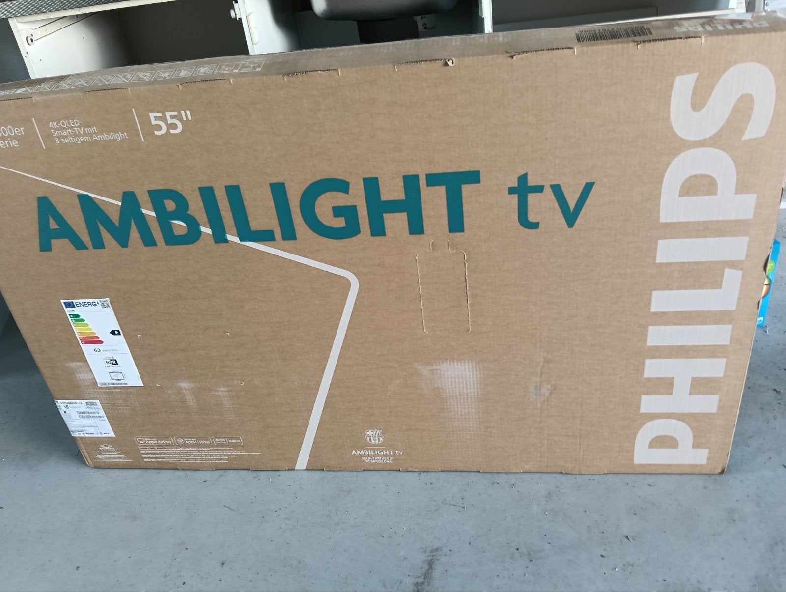 Philips 55PUS8450/12 55 inch 4K QLED Ambilight Smart TV, Philips, QLED, 50 Hz, Nieuw