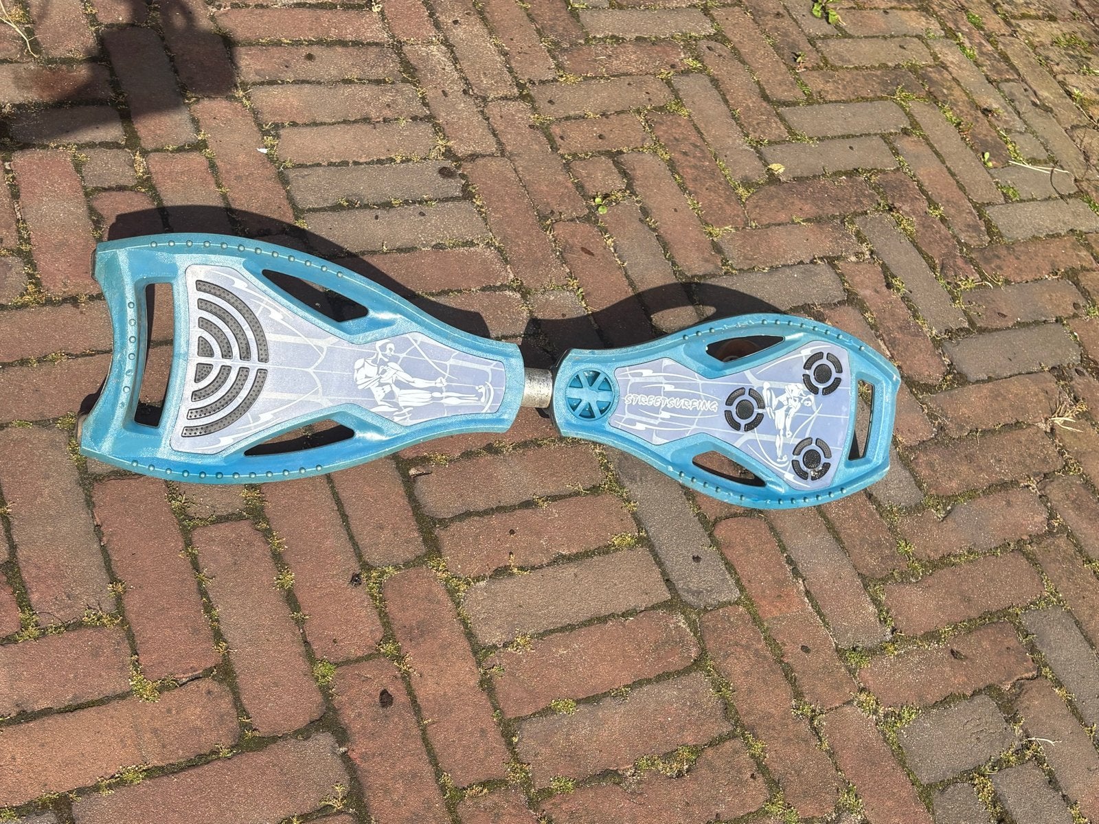 Waveboard Streetsurfing - Blauw, Sport en Fitness, Skateboarden, Ophalen, Gebruikt, Waveboard