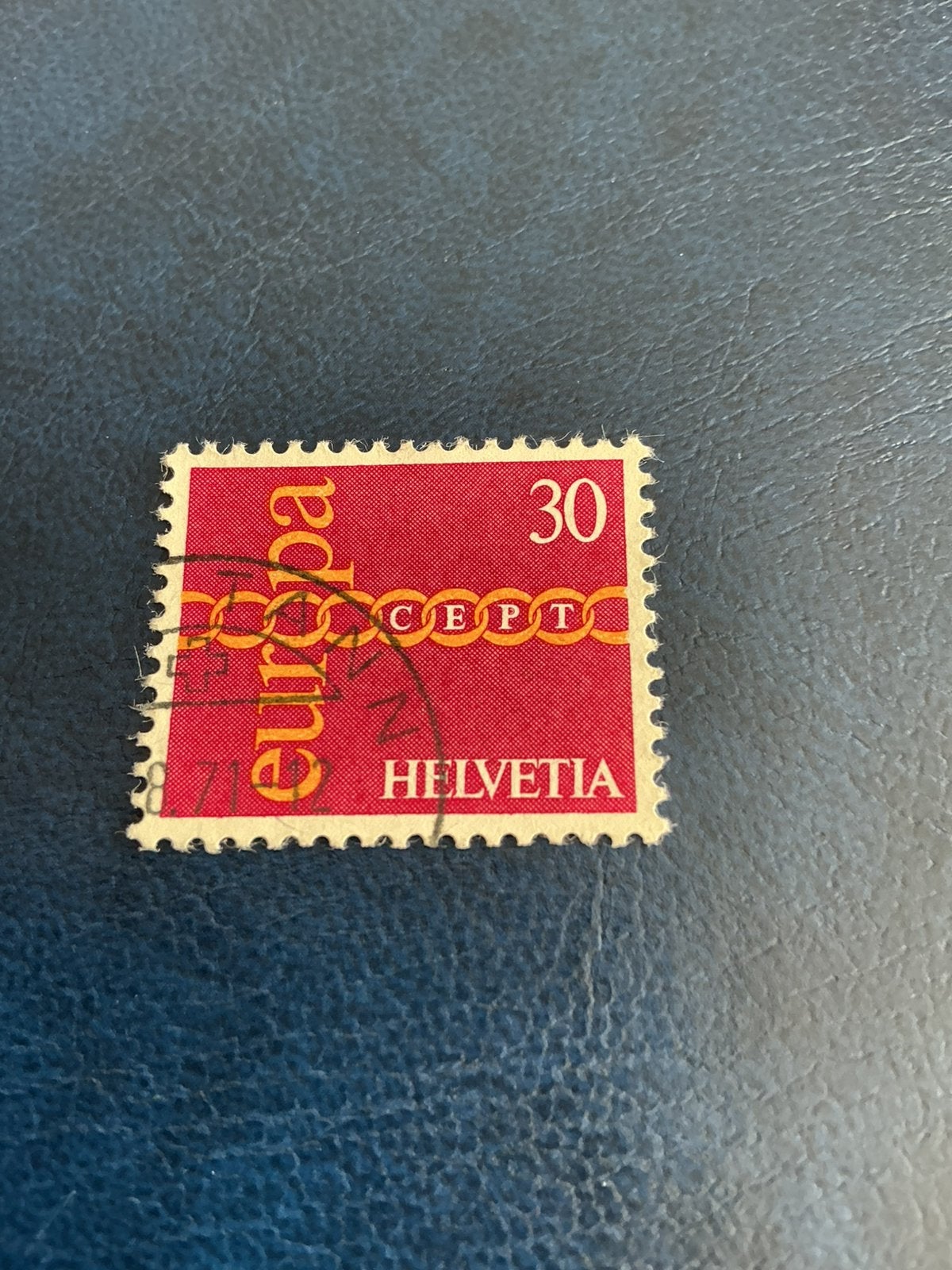 Helvetia CEPT  1971, Verzenden, Gestempeld