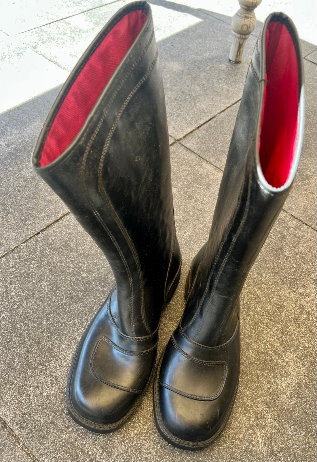 Derri paard-rijlaarzen maat 43 (UK 9), warm rood gevoerd, Dieren en Toebehoren, Paardrijkleding, Ophalen of Verzenden, Schoeisel