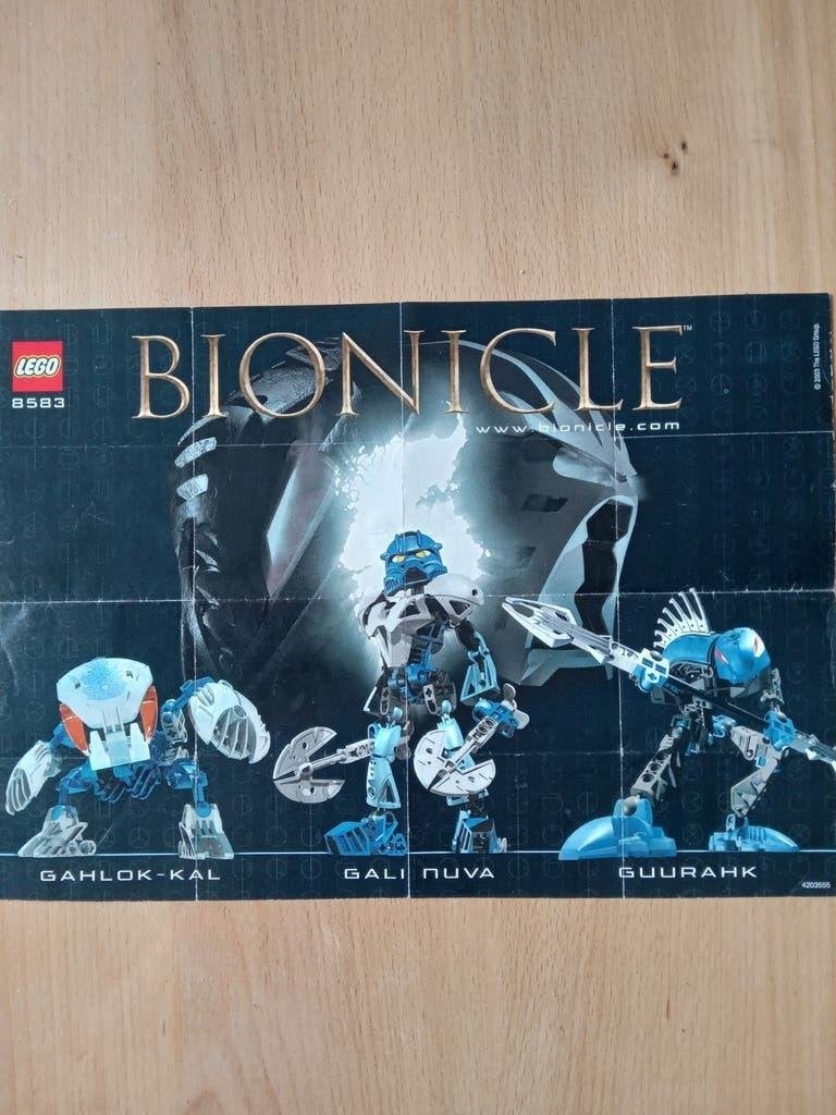 LEGO Bionicle 8583 Hahli BOEKJE, Gebruikt, Bionicle, Lego, Accessoire