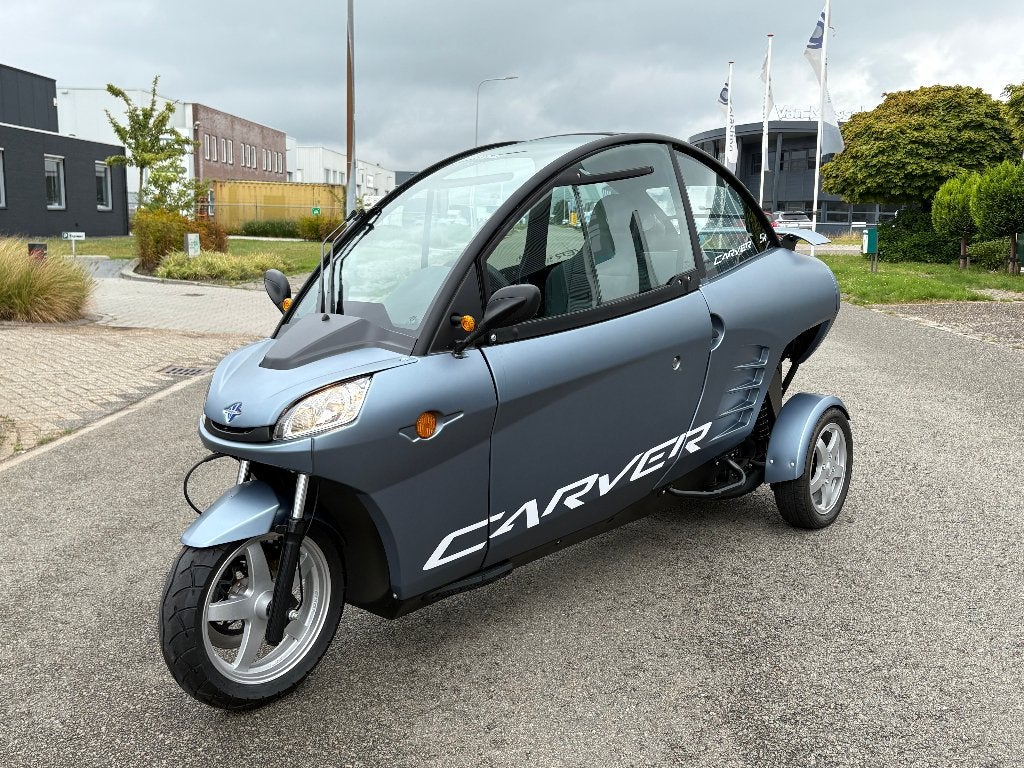 Carver S80+  80km/h Panoramadak Bluetooth NIEUW, Auto's, Automaat, Achterwielaandrijving, Zwart, Cabriolet