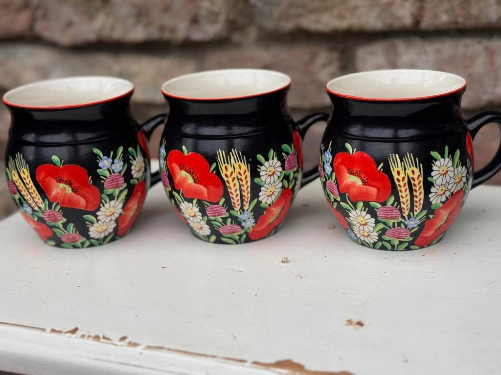 Vintage retro tsjechiesche mokken mica, Antiek en Kunst, Ophalen of Verzenden