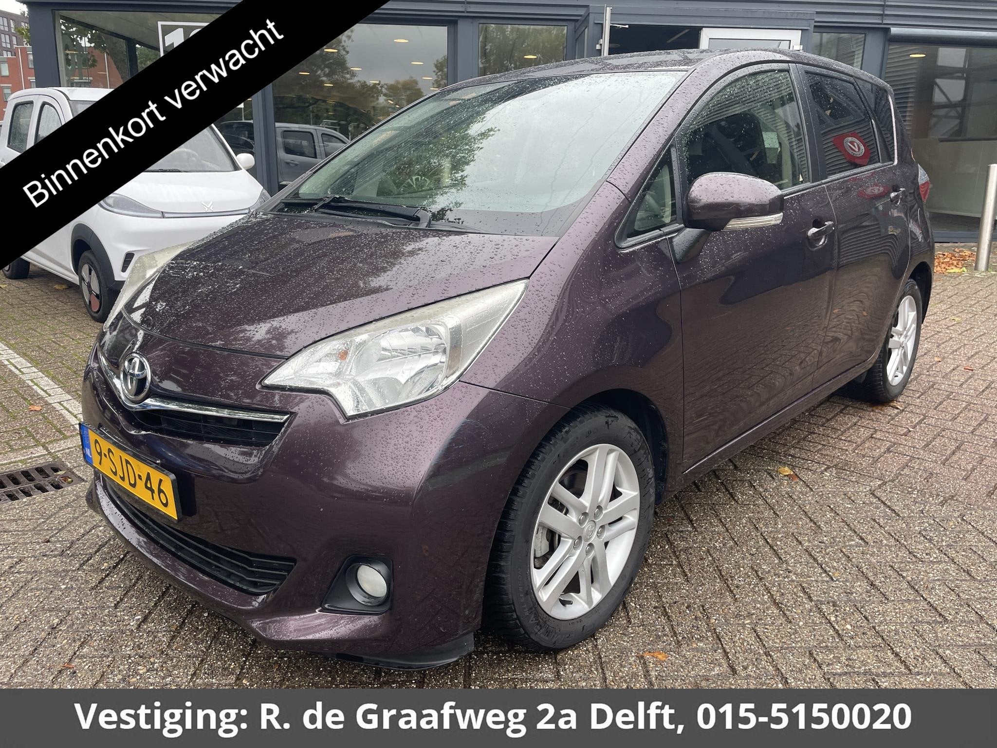 Toyota Verso-S 1.3 VVT-i Dynamic | 1e eigenaar | Dealer onde, Auto's, Voorwielaandrijving, Stof, Gebruikt, Zwart