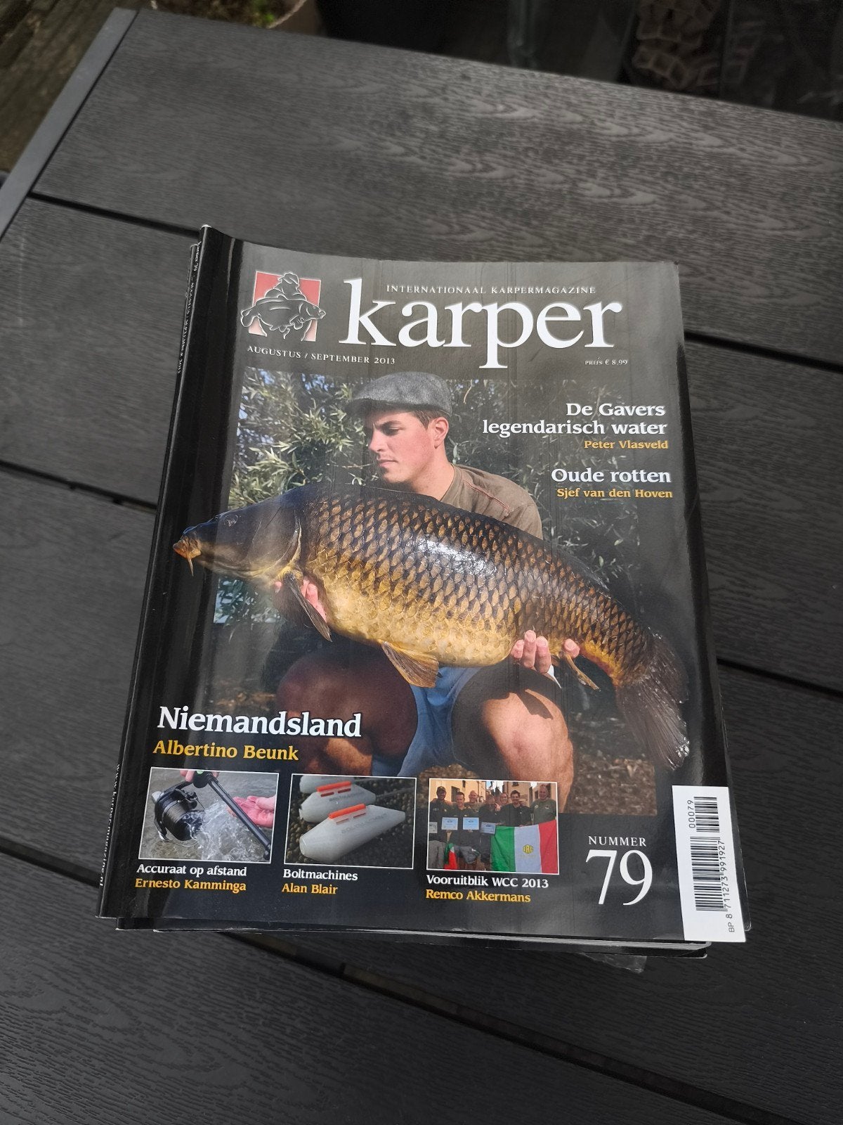 Grote stapel Karper magazines - diverse edities, Ophalen, Zo goed als nieuw, Sport en Vrije tijd